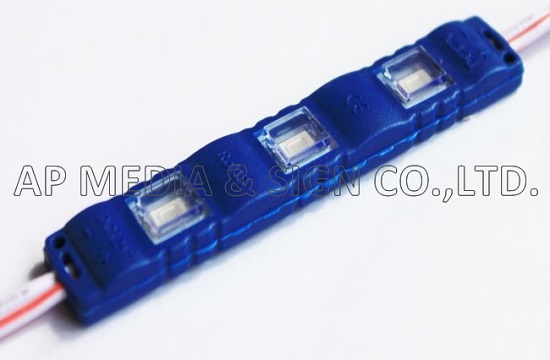 MC1-5730-3-B // 3-LED Module 5730, Samsung Chip, Blue Color