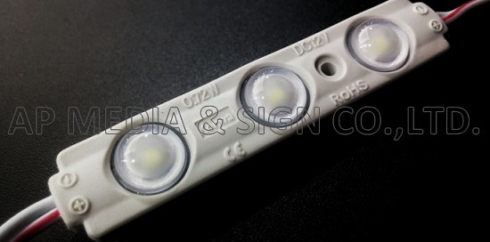 MC2-2835-3-W1 // 3-LED Module 2835, Injection Mold 0.72W, White Color 10000K