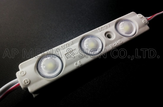 MC2-2835-3-W1 // 3-LED Module 2835, Injection Mold 0.72W, White Color 10000K