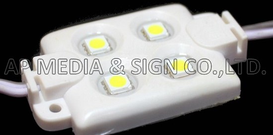 MC4-5050-4-W // 4-LED Module 5050, Injection Mold 0.96W, White Color 10000K