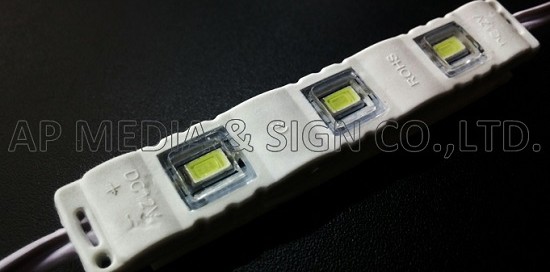MC5-5630-3-W // 3-LED Module 5630, Samsung Chip, White Color 10000K