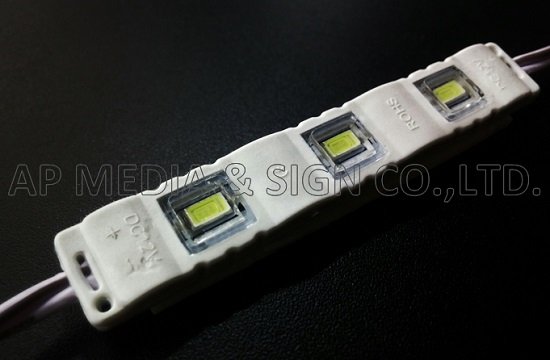 MC5-5630-3-W // 3-LED Module 5630, Samsung Chip, White Color 10000K